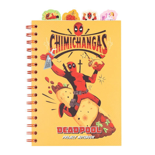 a5 notebook deadpool marvel