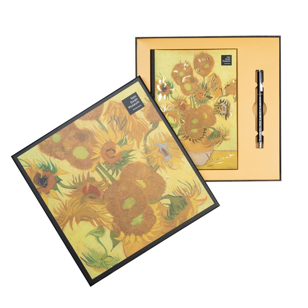 premium a5 notebook set  van gogh museum pen