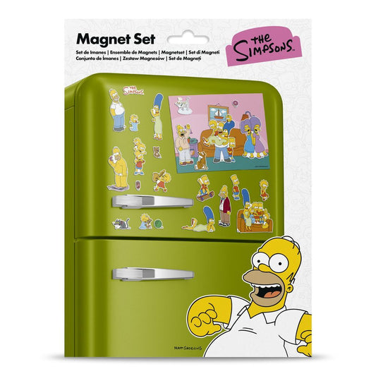 the simpsons die cut magnet set
