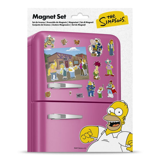 moe's tavern the simpsons die cut magnet set