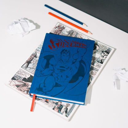 Caderno Premium A5 do Superman da DC Comics