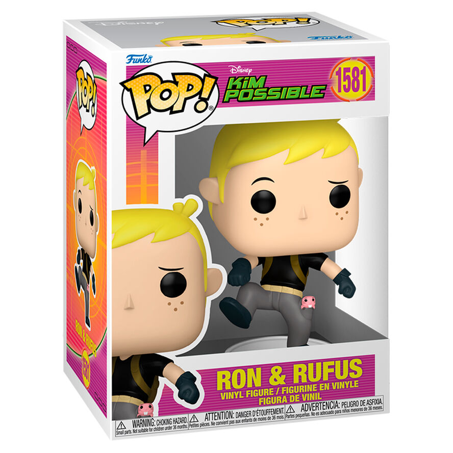 POP Figure Disney Kim Possible Ron & Rufus