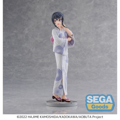 figure mai sakurajima yukata of bunny girl sepai luminasta rascal does not dream 22cm
