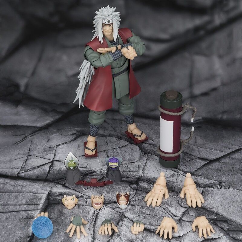 figure sh figuarts jiraiya hidden leaf heroic master sage mode naruto shippuden 17cm