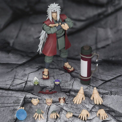 figure sh figuarts jiraiya hidden leaf heroic master sage mode naruto shippuden 17cm