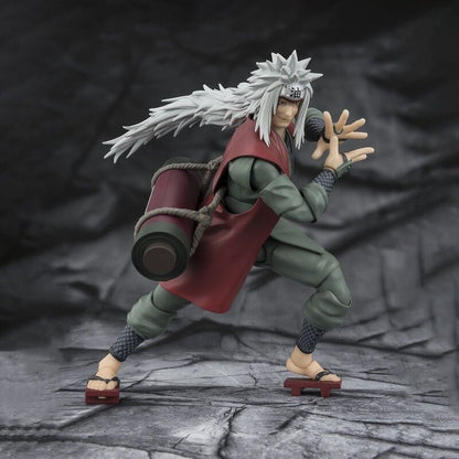 Figura S.H. Figuarts Jiraiya Mestre Heroico da Folha no Modo Sábio de Naruto Shippuden 17cm