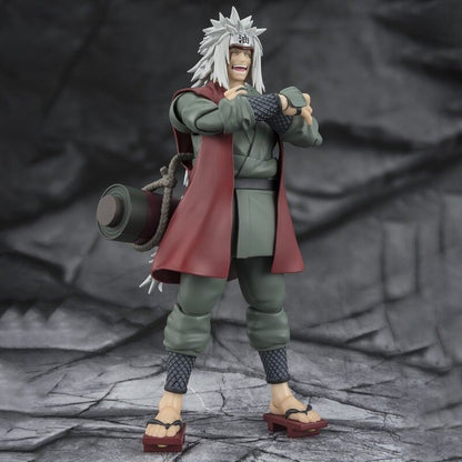 Figura S.H. Figuarts Jiraiya Mestre Heroico da Folha no Modo Sábio de Naruto Shippuden 17cm