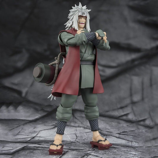Figura S.H. Figuarts Jiraiya Mestre Heroico da Folha no Modo Sábio de Naruto Shippuden 17cm