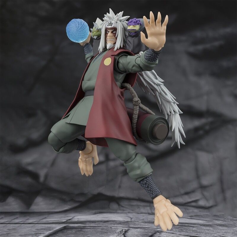 Figura S.H. Figuarts Jiraiya Mestre Heroico da Folha no Modo Sábio de Naruto Shippuden 17cm