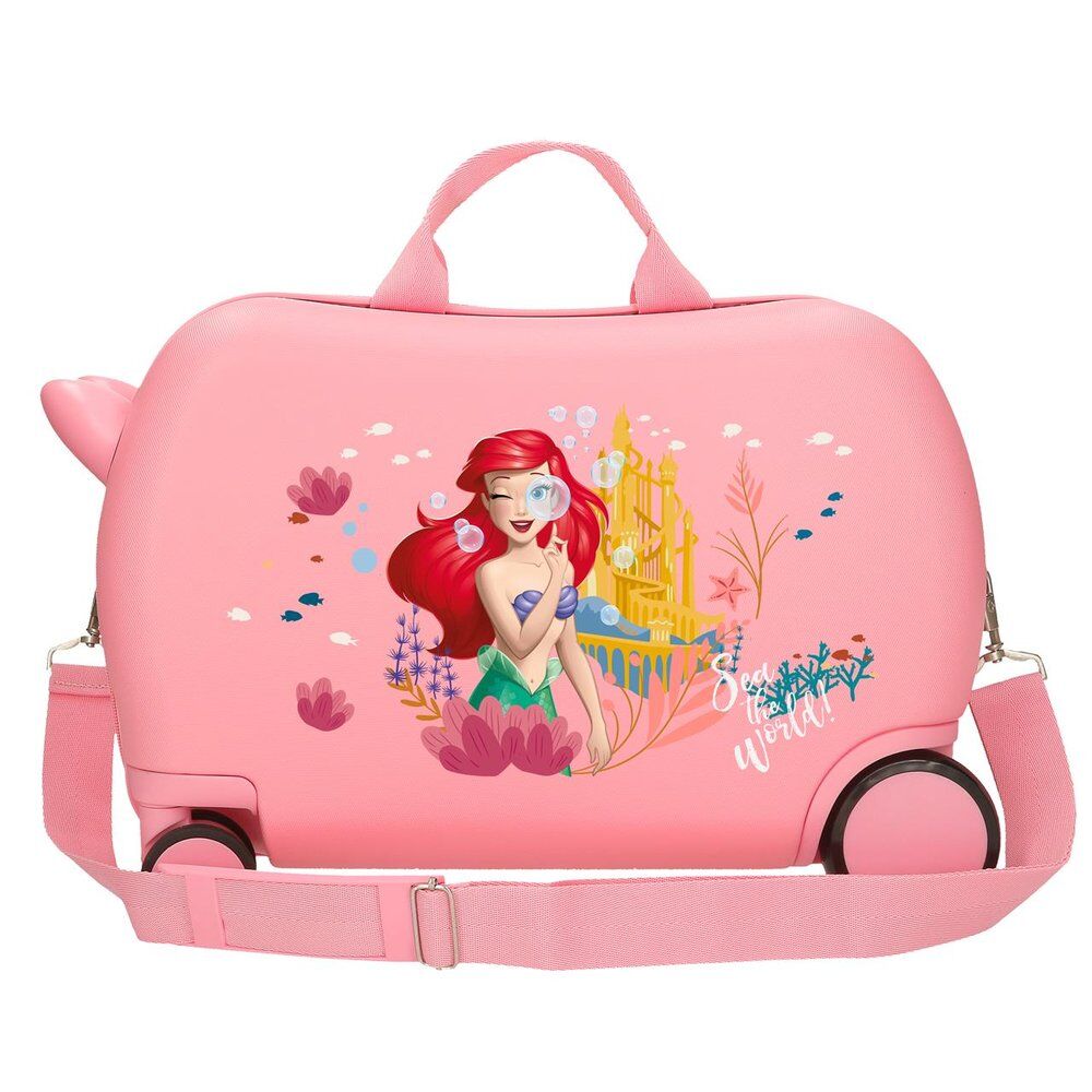 disney's little mermaid abs suitcase 45cm