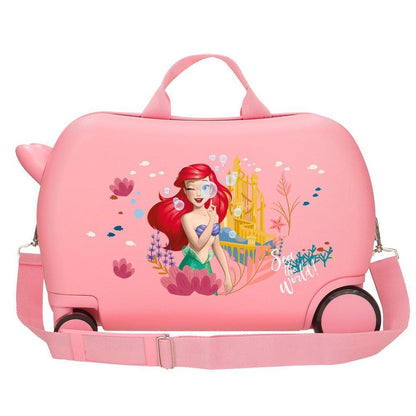disney's little mermaid abs suitcase 45cm