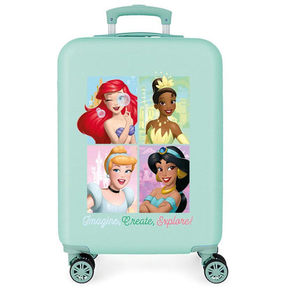 disney princesses abs trolley suitcase 55cm
