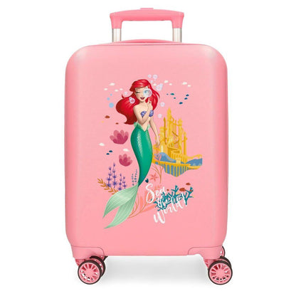 disney's little mermaid abs trolley suitcase 50cm