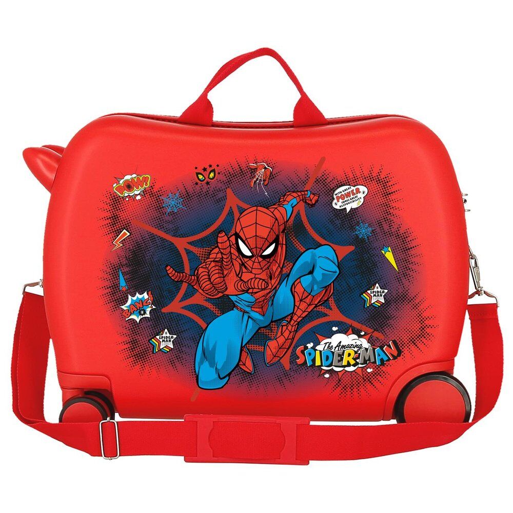 abs suitcase pop spiderman marvel 50cm