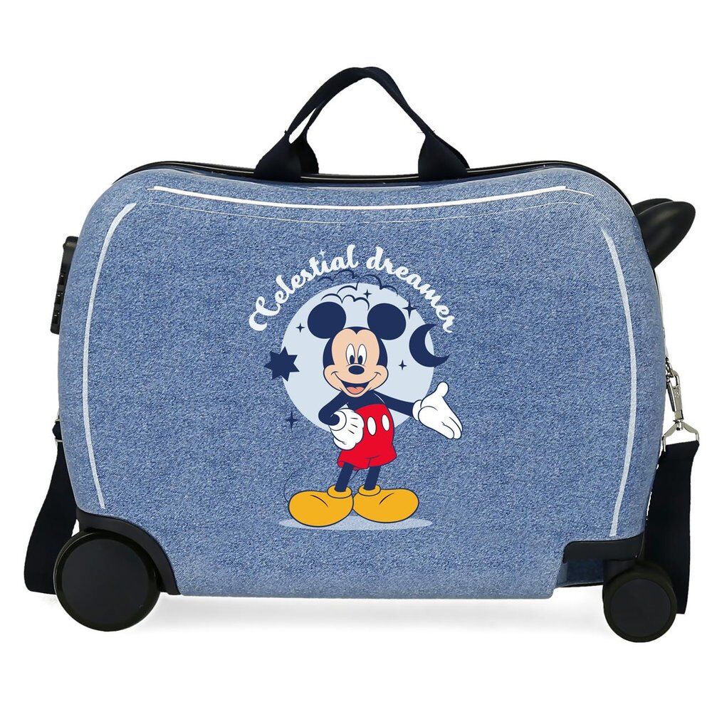 Dreamer Denim Mickey Disney ABS Suitcase 50cm