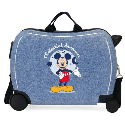 Dreamer Denim Mickey Disney ABS Suitcase 50cm