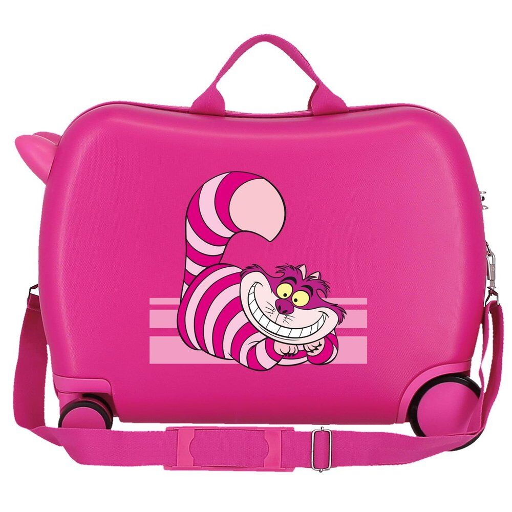disney alice in wonderland cheshire abs suitcase 50cm