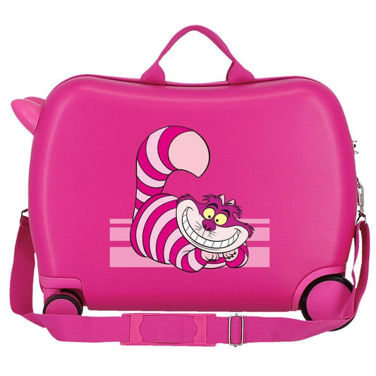 disney alice in wonderland cheshire abs suitcase 50cm