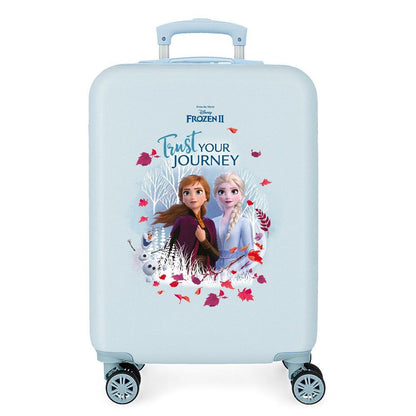 abs trolley suitcase trust your journey frozen disney 55cm