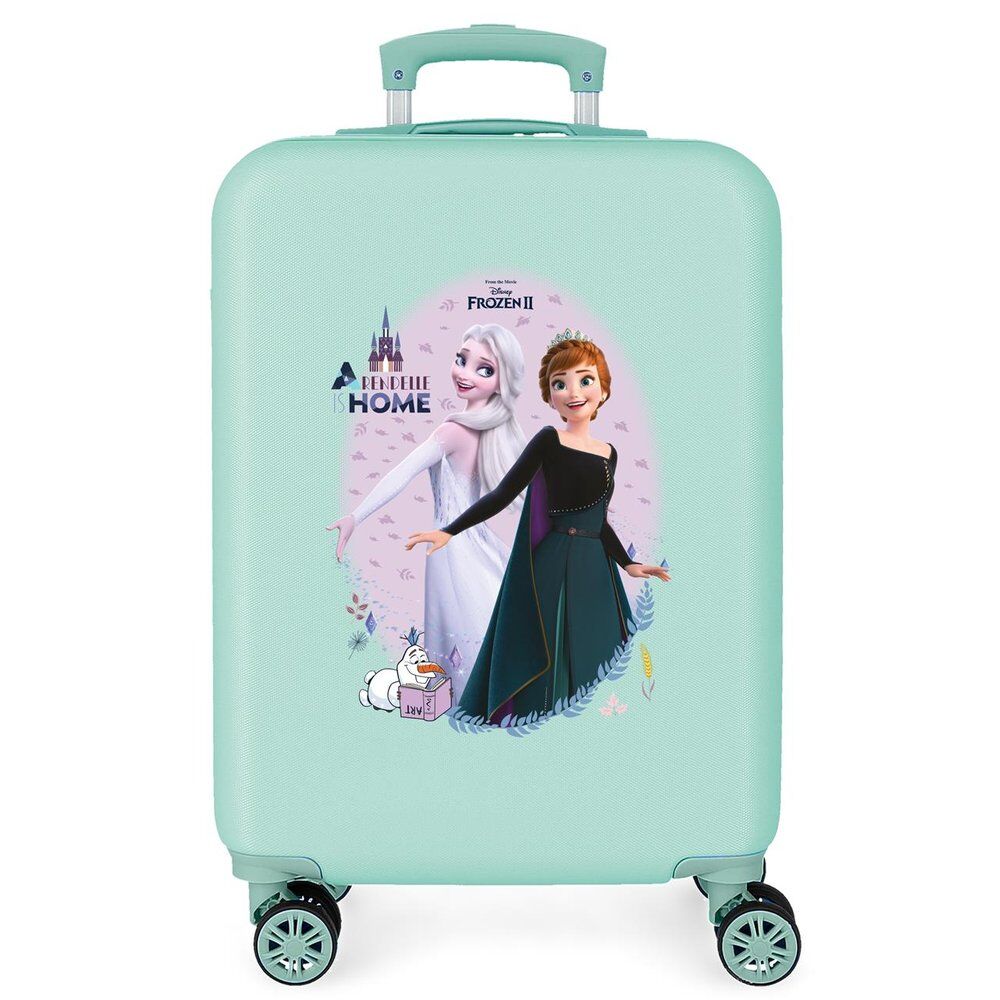 abs trolley suitcase arendelle is home frozen 2 disney 55cm