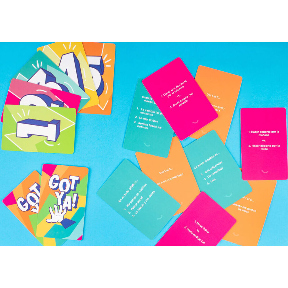 Got Ya! game in Spanish