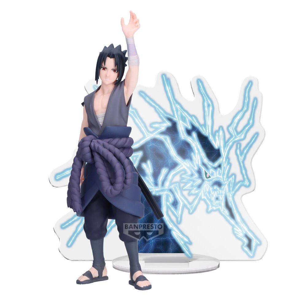 figure sasuke uchiha panel spectacle naruto shippuden 13cm