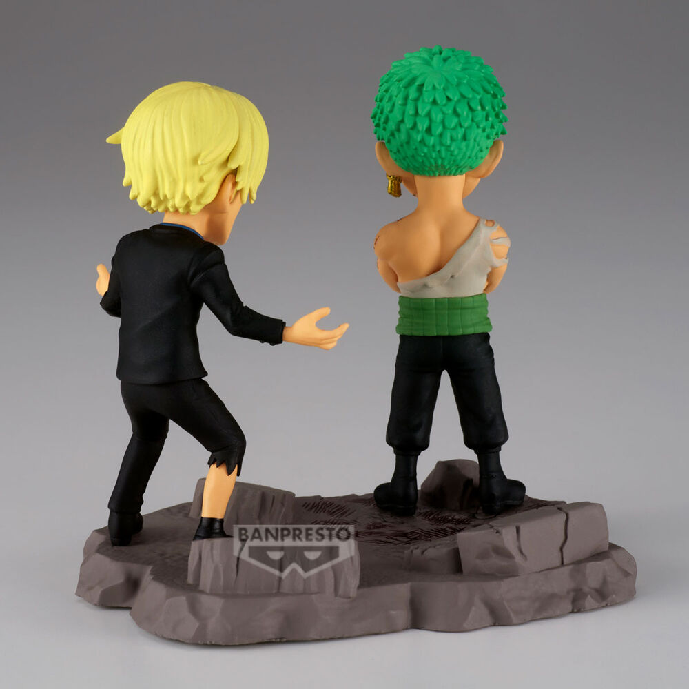 Figure Roronoa Zoro & Sanji One Piece 8cm
