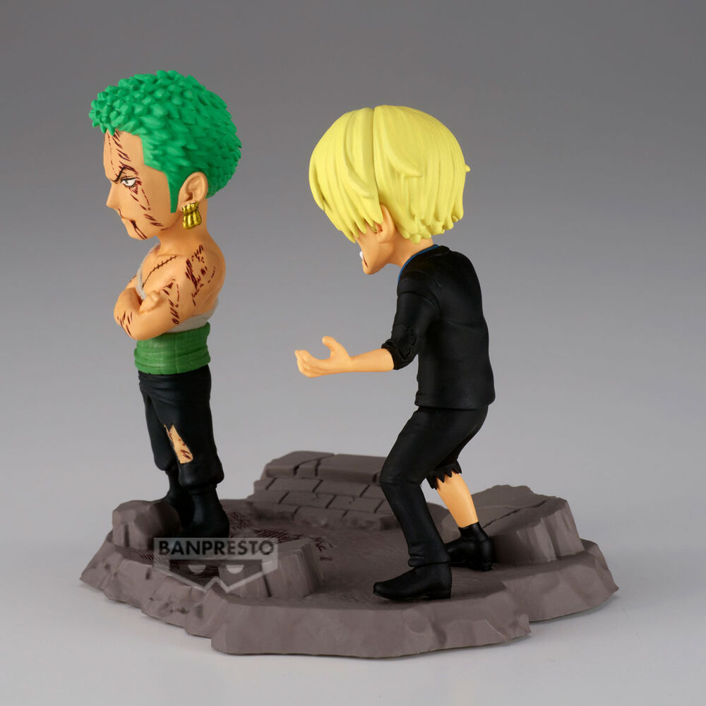 Figure Roronoa Zoro & Sanji One Piece 8cm