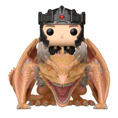 pop  rides house of the dragon aegon targaryen figure with sunfyre