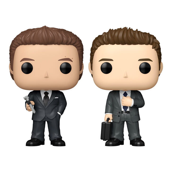 blister 2 pop figures suits harvey specter & michael ross