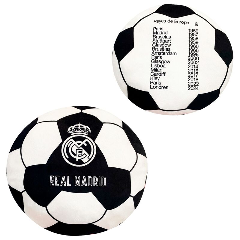 real madrid kings of europe football cushion