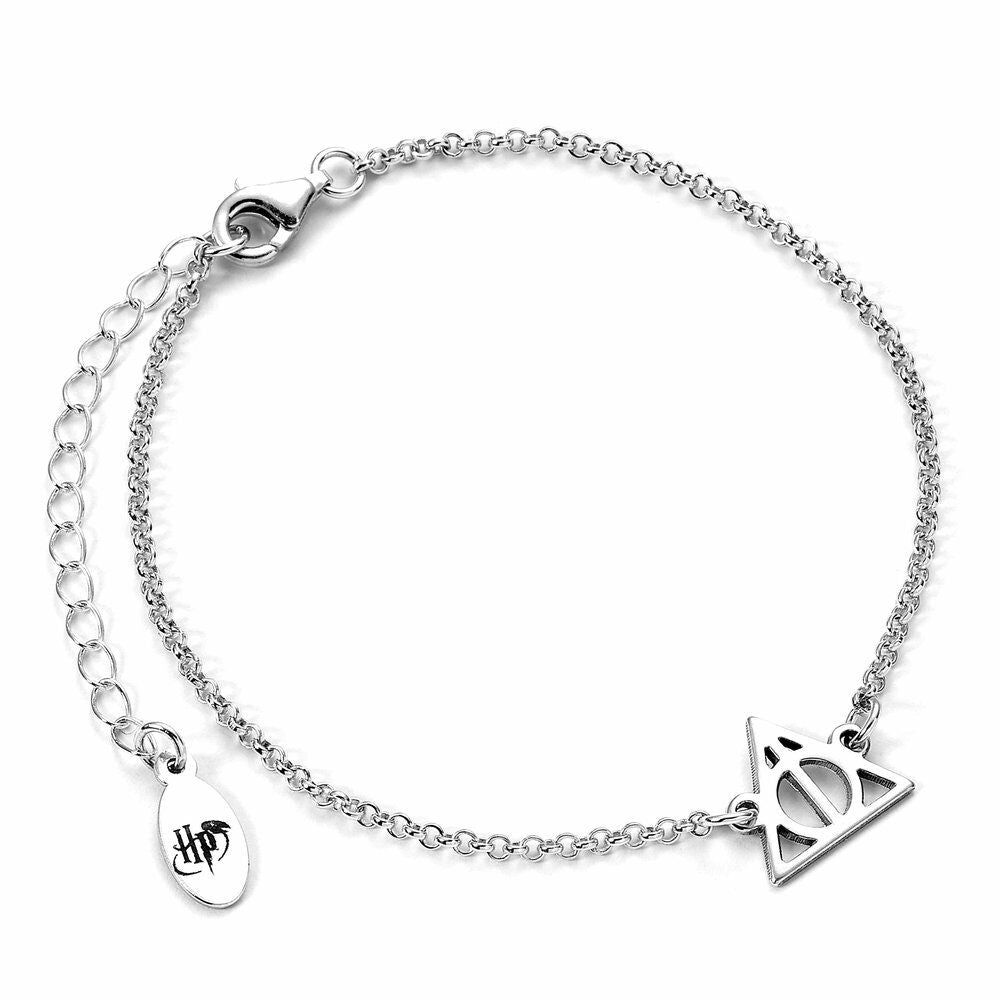 harry potter deathly hallows sterling silver bracelet