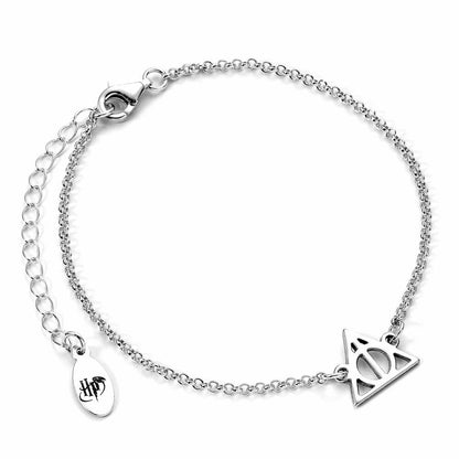 harry potter deathly hallows sterling silver bracelet