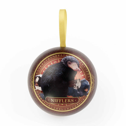 Pingente de Niffler + Bola de Natal de Animais Fantásticos