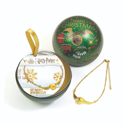 golden snitch bracelet  harry potter christmas ball