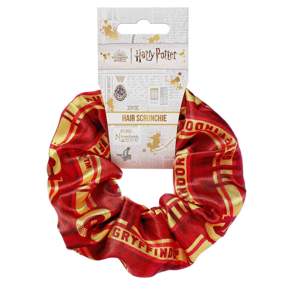 harry potter gryffindor hair scrunchie