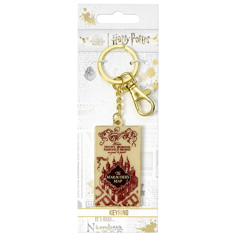 harry potter marauder's map keychain