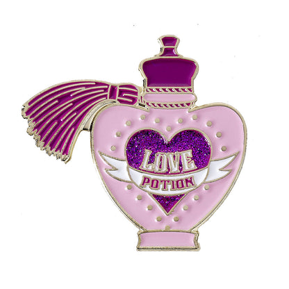 harry potter love potion pin badge