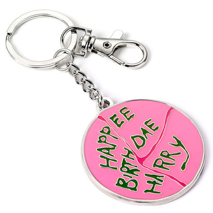 happee harry potter birthday cake keychain
