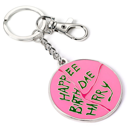 happee harry potter birthday cake keychain