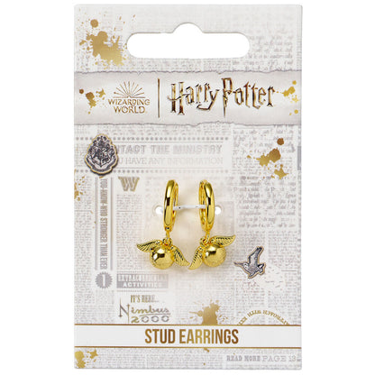 Boucles d'oreilles Harry Potter Vif d'or