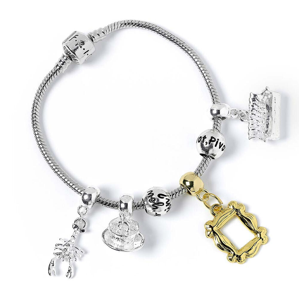 friends silver charm bracelet