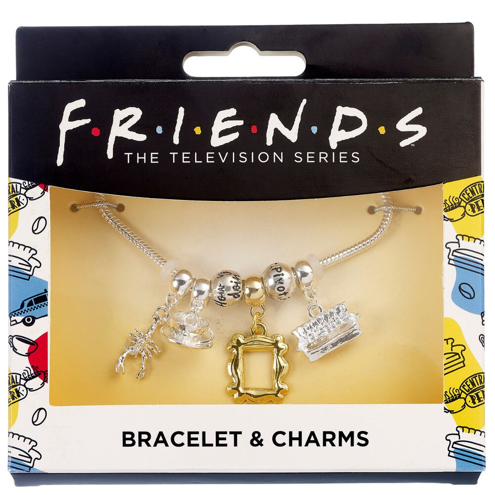 Friends Silver Charm Bracelet