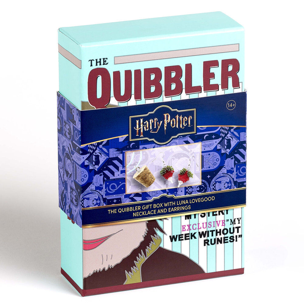 Conjunto de pingente e brincos Luna Lovegoods Pasquim de Harry Potter