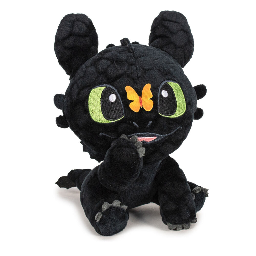 curious toothless plush toy from how to train your dragon  30cm
