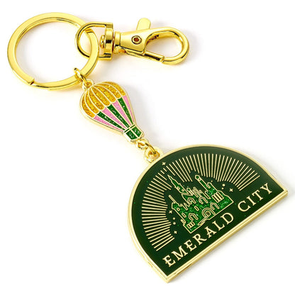 hot air balloon emerald city wicked keychain