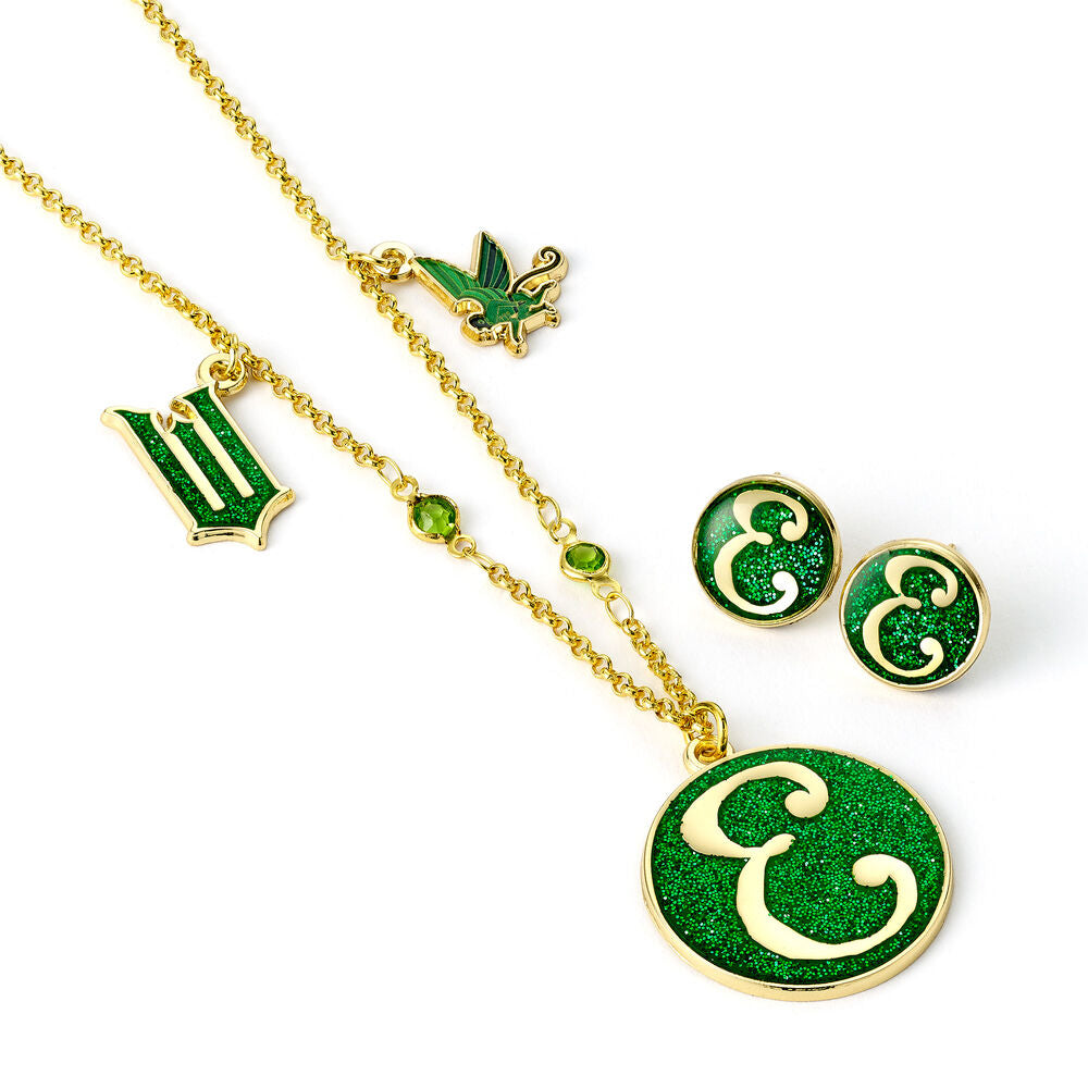 Elphaba Wicked Anhänger + Ohrring Set