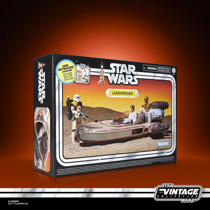 Luke Skywalker + Landspeeder Star Wars Figure