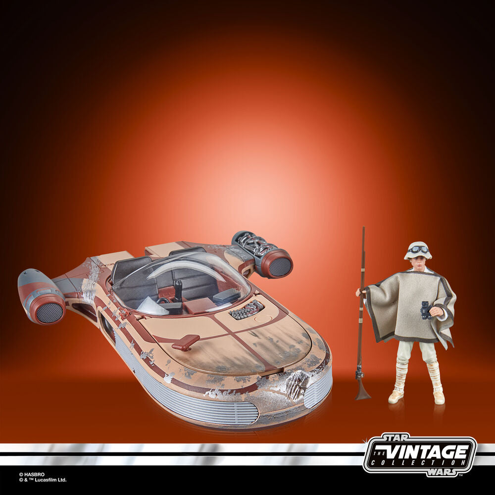 Luke Skywalker + Landspeeder Star Wars Figure