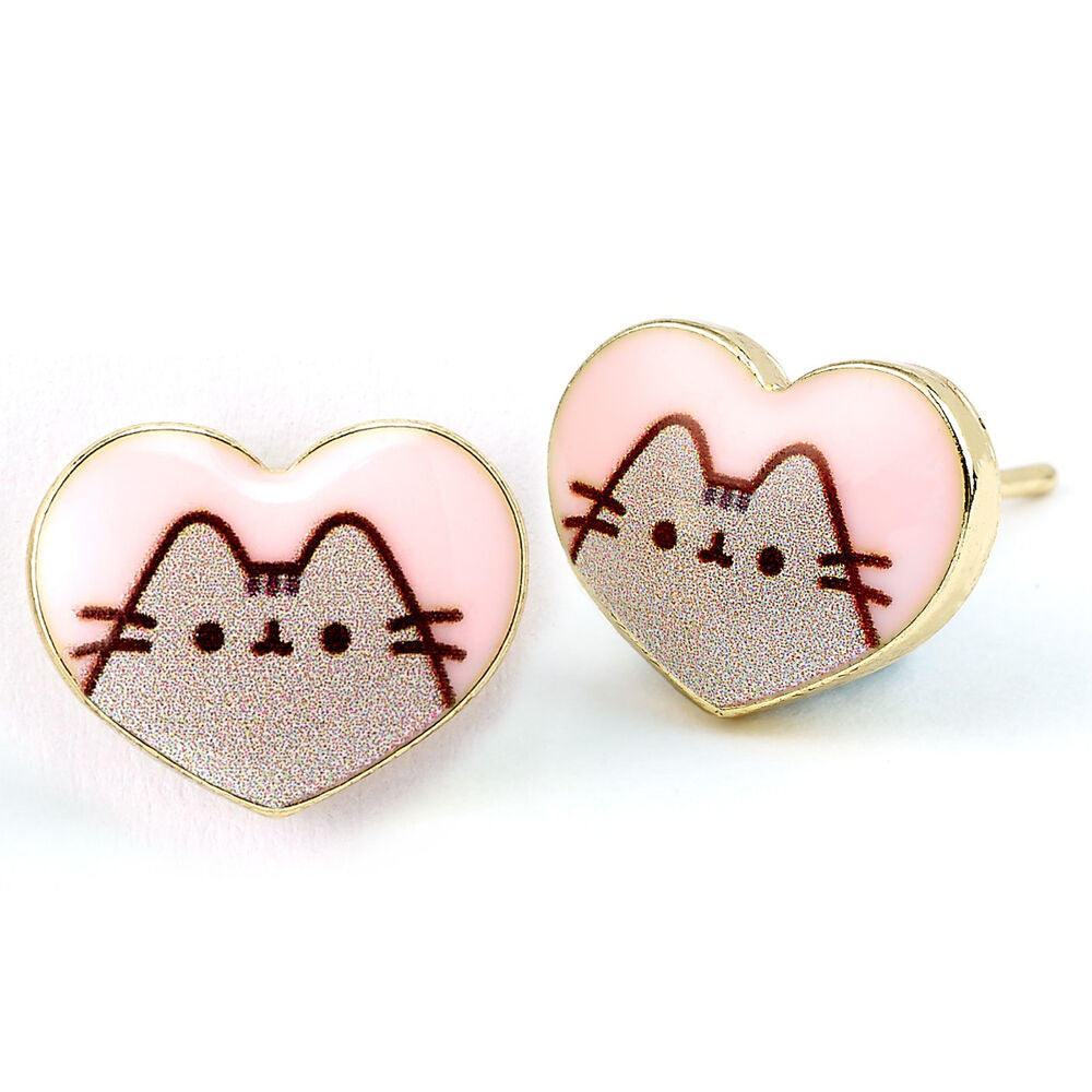 Pusheen Herz Ohrringe